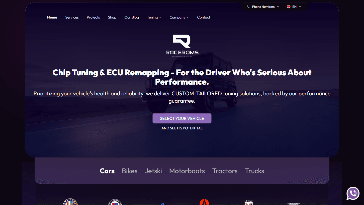 Raceroms project screenshot